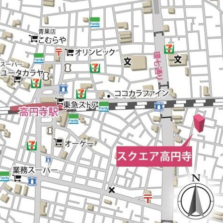 スクエア高円寺の物件内観写真